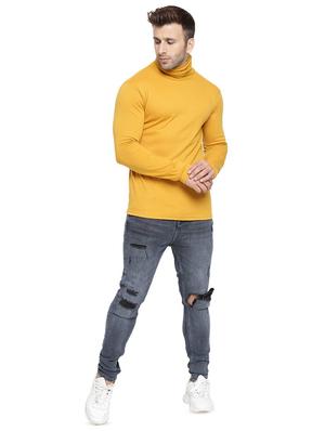 yellow solid t-shirt - 16558620 - Standard Image - 4