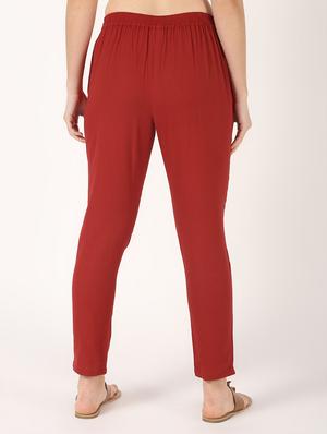 solid straight tapered pant - 16560029 - Standard Image - 4