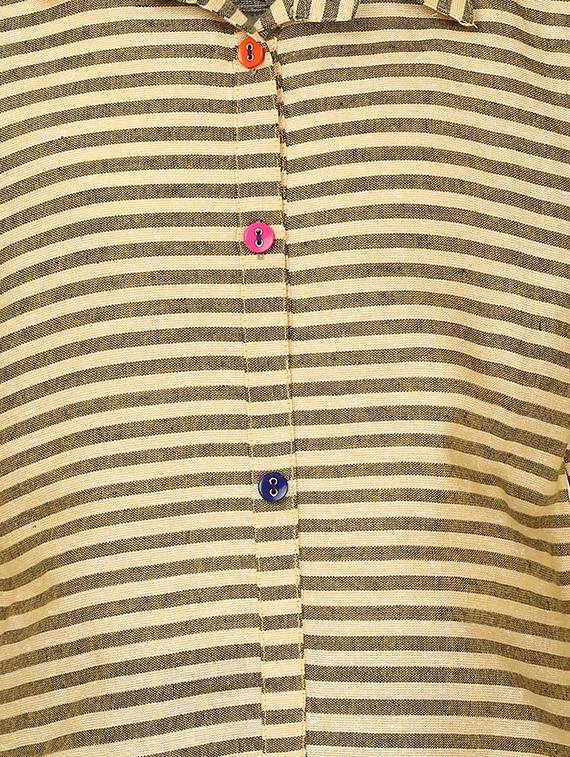 yellow cotton regular kurti - 16560271 - Zoom Image - 4