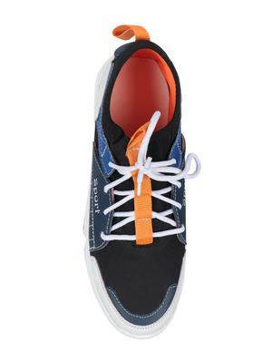 black canvas lace up sneakers - 16560473 - Standard Image - 4