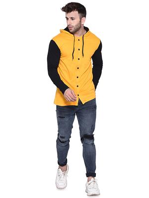yellow color block t-shirt - 16562343 - Standard Image - 4