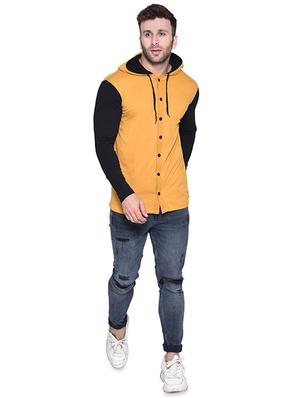 yellow color block t-shirt - 16562347 - Standard Image - 4