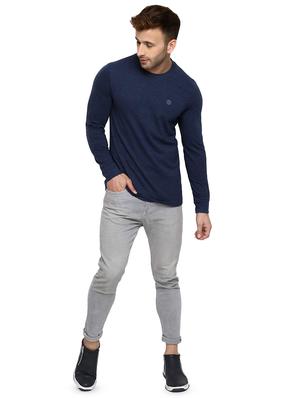 dark blue solid t-shirt - 16562934 - Standard Image - 4