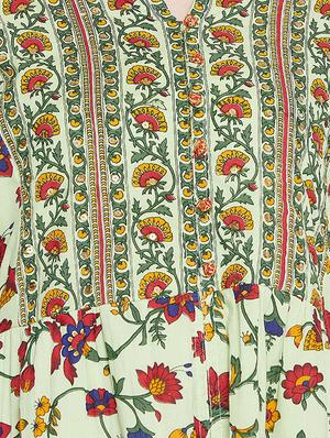 floral kurta palazzo set - 16564274 - Standard Image - 4