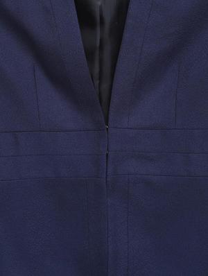 pleated long sleeved blazer - 16565043 - Standard Image - 4