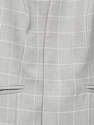 pocket detail checkered formal blazer - 16565052 - Standard Image - 4