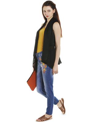 embroidered detail jeans - 16565342 - Standard Image - 4