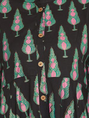 printed flared kurta - 16565634 - Standard Image - 4