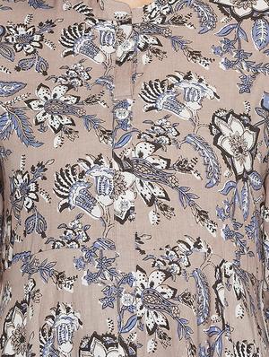 floral a-line kurta - 16565662 - Standard Image - 4