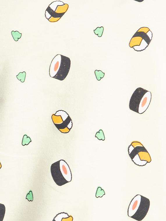 round neck quirky tee with shorts set - 16566399 - Zoom Image - 4