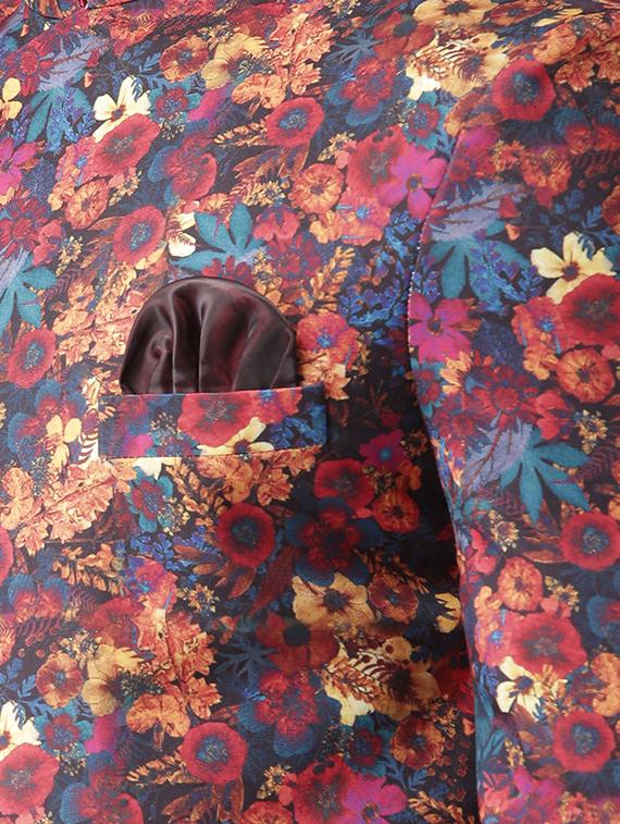 multi color printed sherwani set - 16566564 - Zoom Image - 4