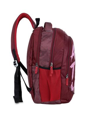 maroon polyester backpack - 16566724 - Standard Image - 4