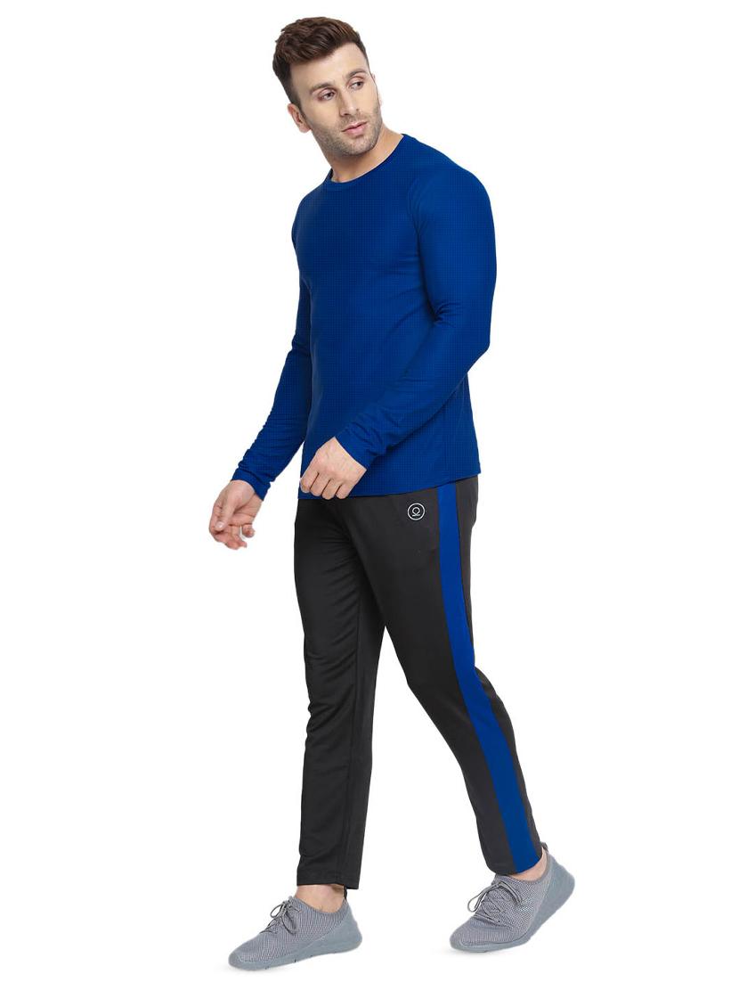 blue solid t-shirt - 16566748 - Zoom Image - 4