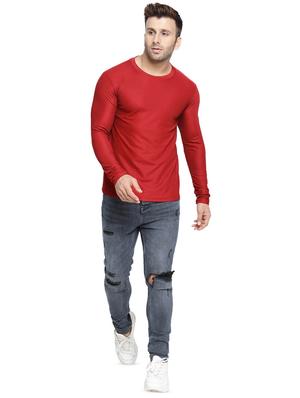 red solid t-shirt - 16566749 - Standard Image - 4