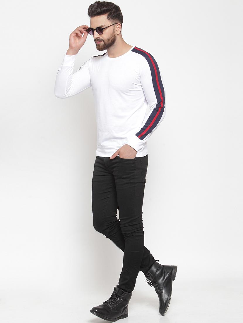 white taped t-shirt - 16567834 - Zoom Image - 4