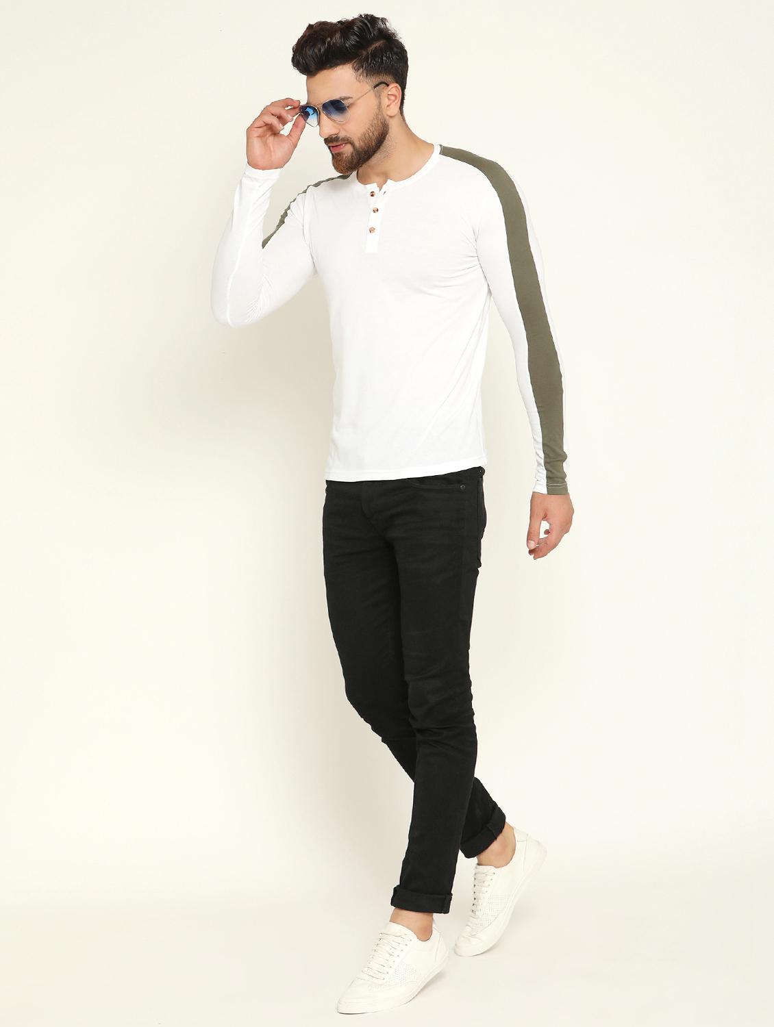 white taped t-shirt - 16567837 - Zoom Image - 4