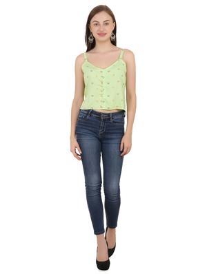 button detail cami crop top - 16568693 - Standard Image - 4