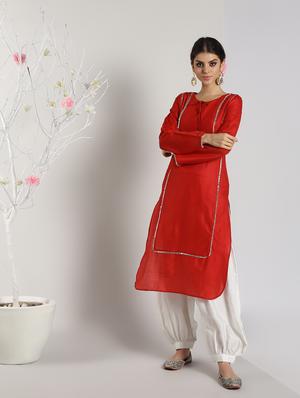 solid blend salwar - 16568752 - Standard Image - 4