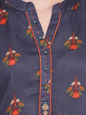floral kurta palazzo set - 16569550 - Standard Image - 4
