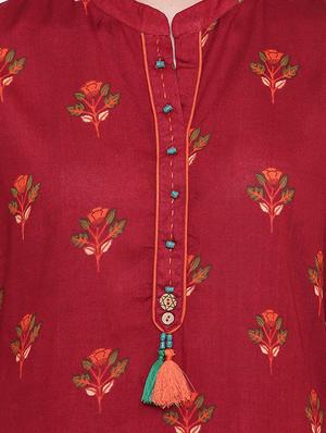 floral kurta palazzo set - 16569551 - Standard Image - 4