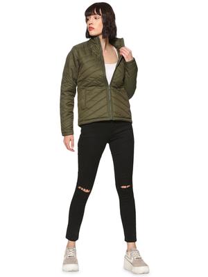 long sleeved solid bomber/biker jacket - 16569932 - Standard Image - 4