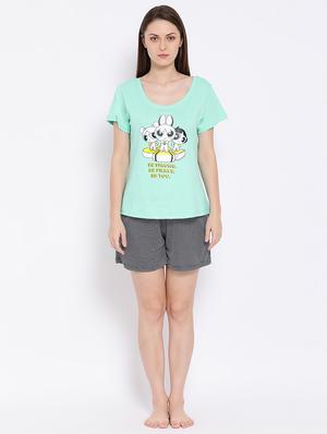 scoop neck quirky tee - 16570019 - Standard Image - 4