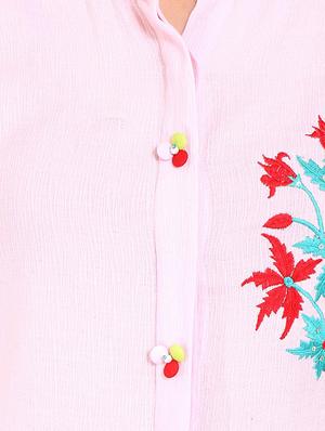 embroidered straight kurta - 16570297 - Standard Image - 4