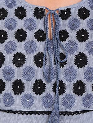 embroidered straight kurta - 16570301 - Standard Image - 4