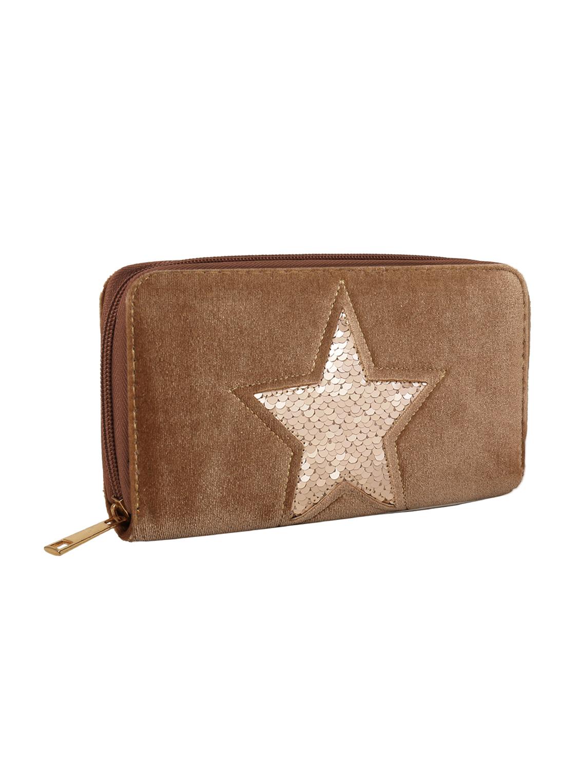 brown velvet wallet - 16570360 - Zoom Image - 4