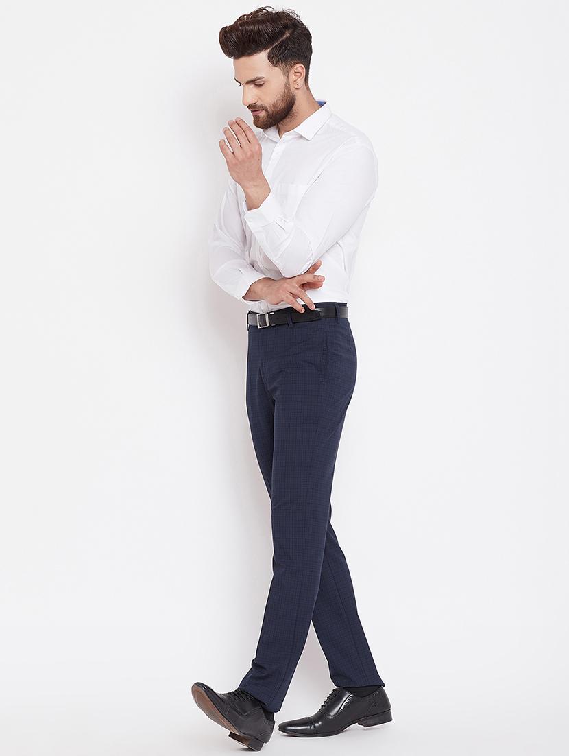 white self design formal shirt - 16570677 - Zoom Image - 4