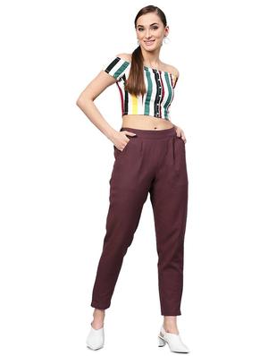 high rise pleated trousers - 16570755 - Standard Image - 4