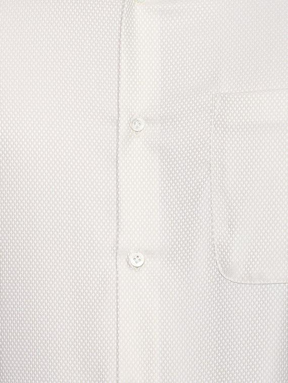 beige self design formal shirt - 16570878 - Zoom Image - 4