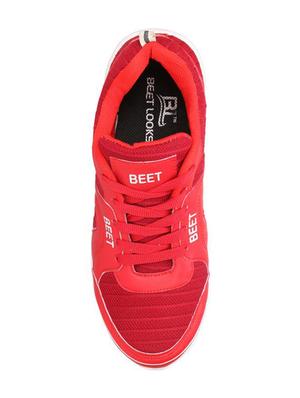 beet looks red fabric sport shoes - 16571578 - Standard Image - 4