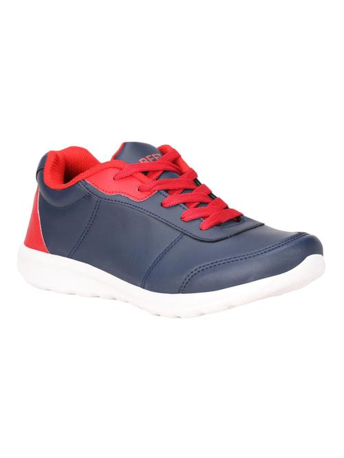 beet looks navy blue leatherette sport shoes - 16571580 - Standard Image - 1