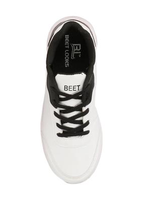 beet looks white leatherette sport shoes - 16571583 - Standard Image - 4