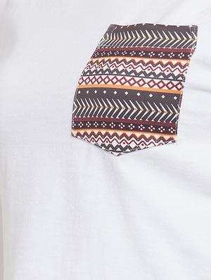 abstract pocket patch crew neck tee - 16571635 - Standard Image - 4