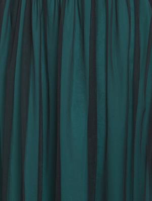 high rise contrast mesh layered skirt - 16572038 - Standard Image - 4