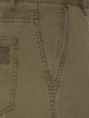 green solid cargo traousers - 16572881 - Standard Image - 4