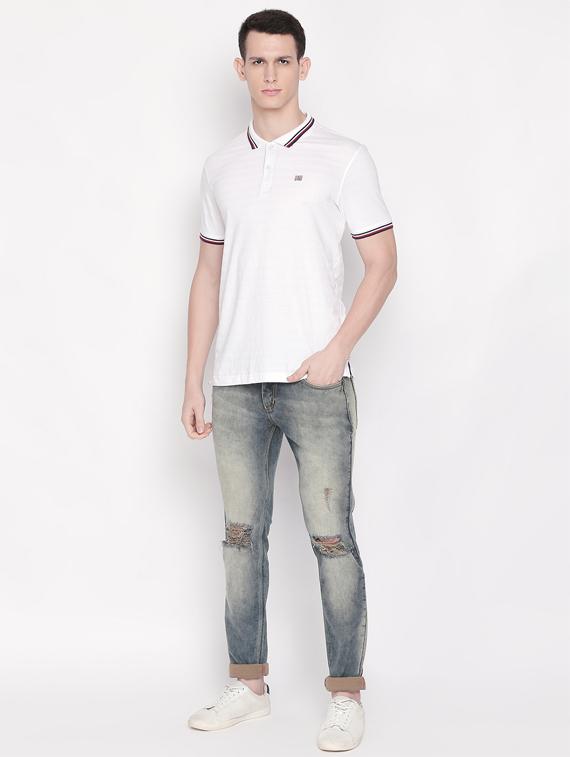 grey heavy washed distressed denim jeans - 16573007 - Zoom Image - 4