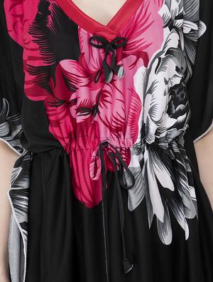 tie front floral nighty - 16573362 - Standard Image - 4
