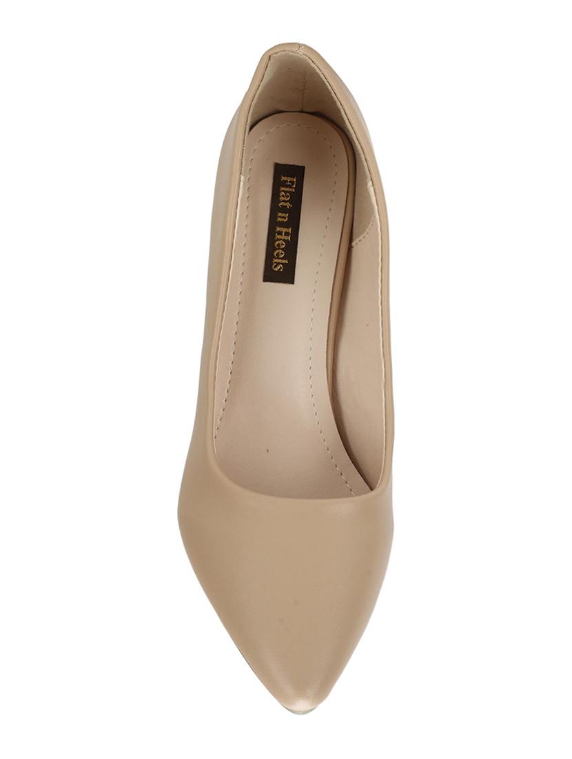 beige slip on pumps - 16573669 - Zoom Image - 4