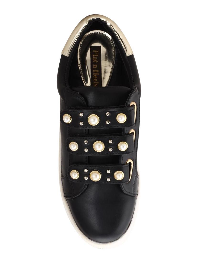 black slipon sneakers - 16573703 - Zoom Image - 4