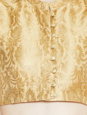 block print a-line lehenga - 16574398 - Standard Image - 4