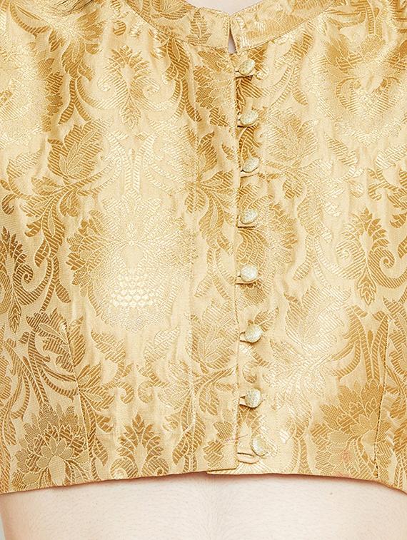 block print a-line lehenga - 16574398 - Zoom Image - 4
