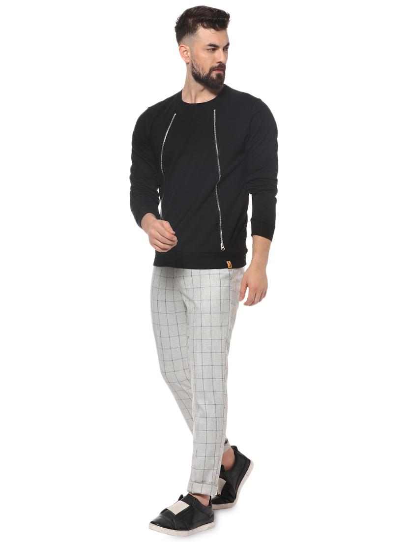 black solid sweatshirt - 16574609 - Zoom Image - 4