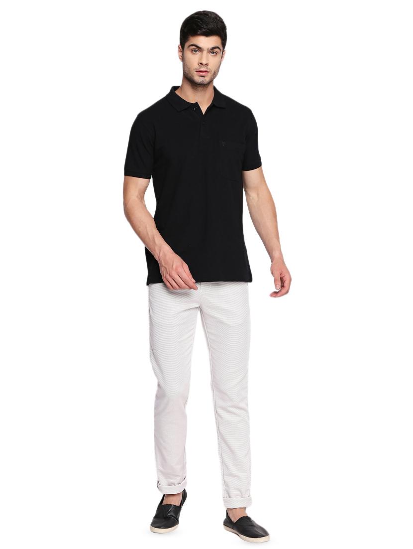 white printed chinos - 16574662 - Zoom Image - 4
