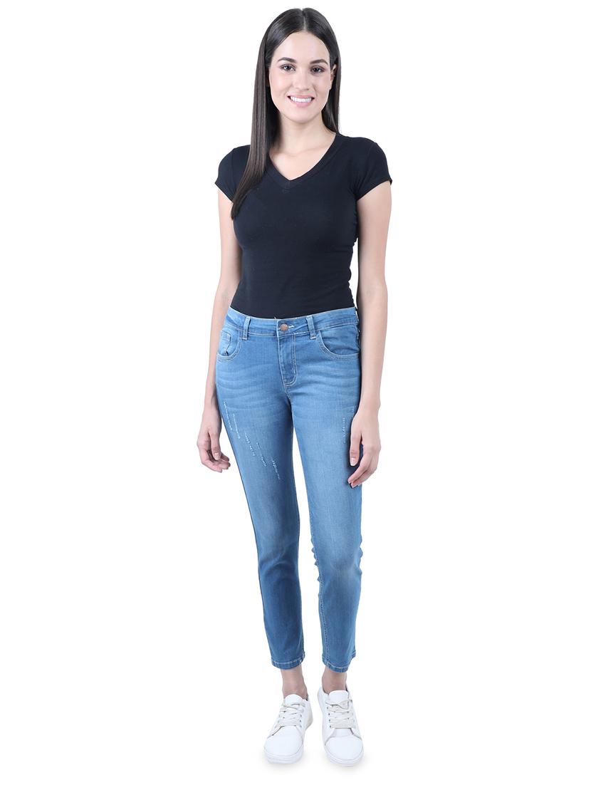 high rise stone washed jeans - 16576022 - Zoom Image - 4