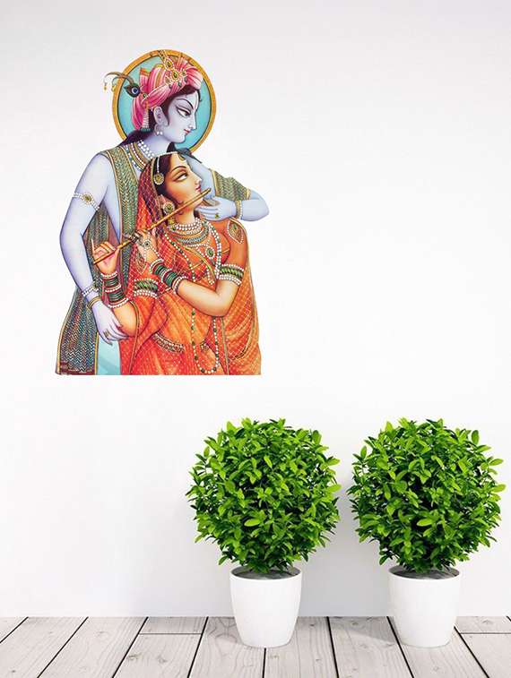 radha krishna wall sticker & decal
