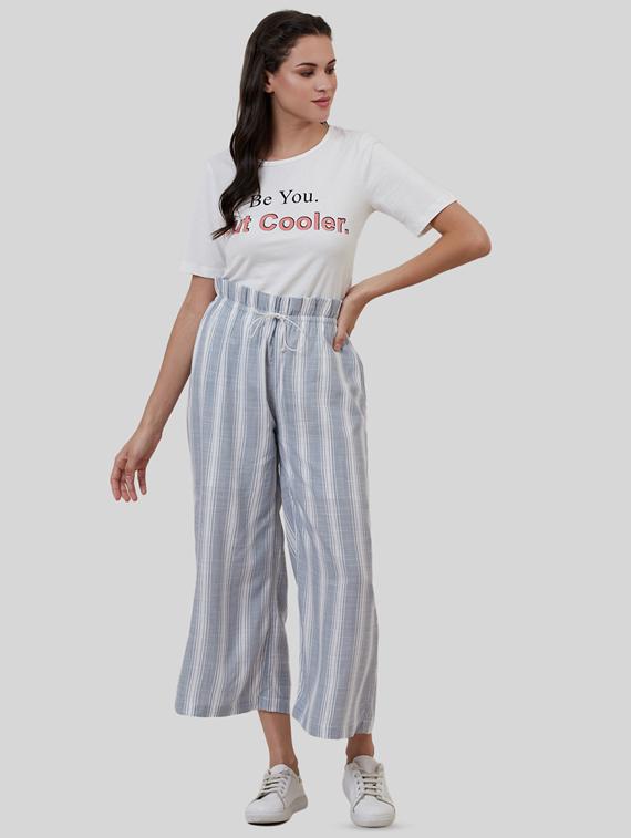 drawstring striped trouser - 16577192 - Zoom Image - 4