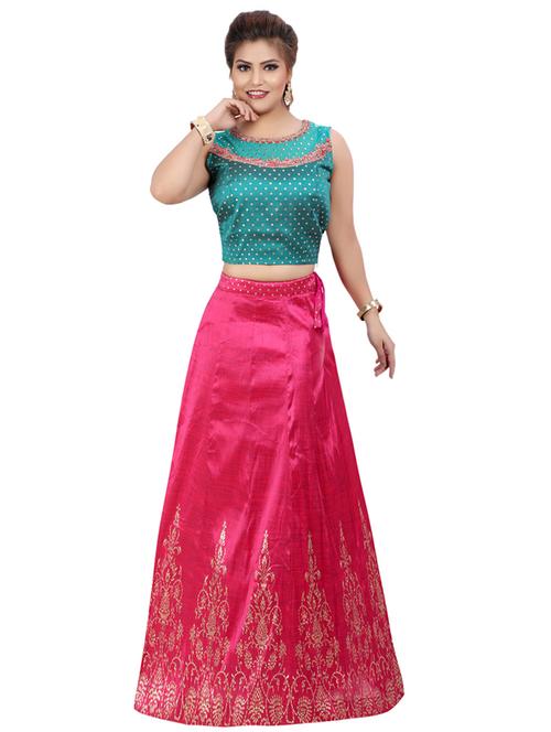 embellished a-line lehenga - 16579049 - Standard Image - 1
